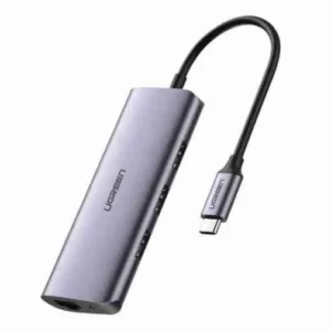 UGREEN USB-C to USB 3.0 Hub (3 Ports) + Gigabit Ethernet – CM475