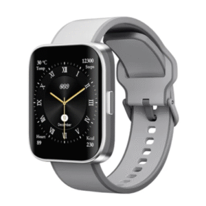 QCY Urban GS Smart Watch, Black, Silver Gray