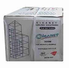 Giganet Category 6A Solid U/UTP PVC Cable – 305m, drum, GN-C6A-U/UTP-PVC Indoor Cable