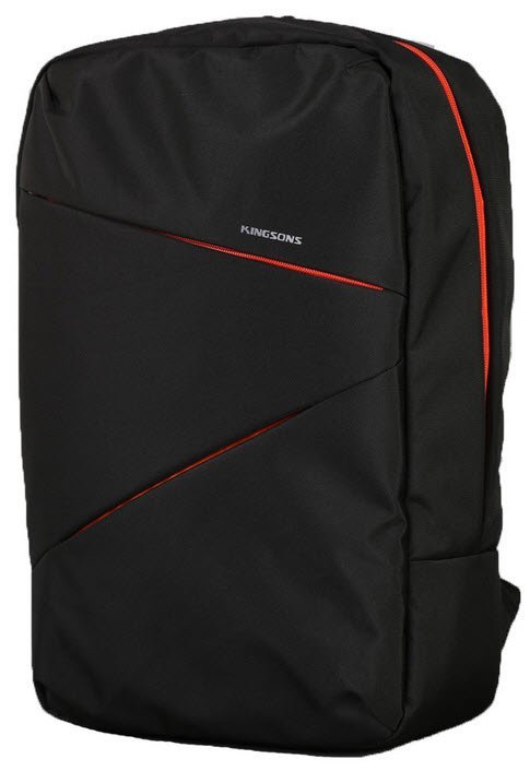 Kingsons Arrow series 15.6" Black Backpack, K8933W-BK