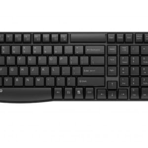 Rapoo  X1810  Wireless Optical Mouse & Keyboard- BLACK