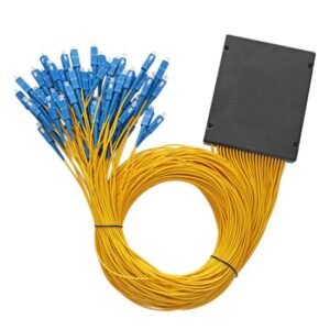1 X 64  PVC 0.9mm fiber jacket SC/APC Rack Splitter connectors