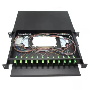 12 Port 1U LC/UPC Duplex MM Adapter  Rack mount ODF