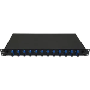 12 Port 1U SC/UPC Duplex SM Adapter  Rack mount ODF