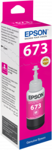 Epson T6733 Magenta 70ml Ink Bottle, for L800, L805, L810, L850, L1800-70ml - C13T67334A