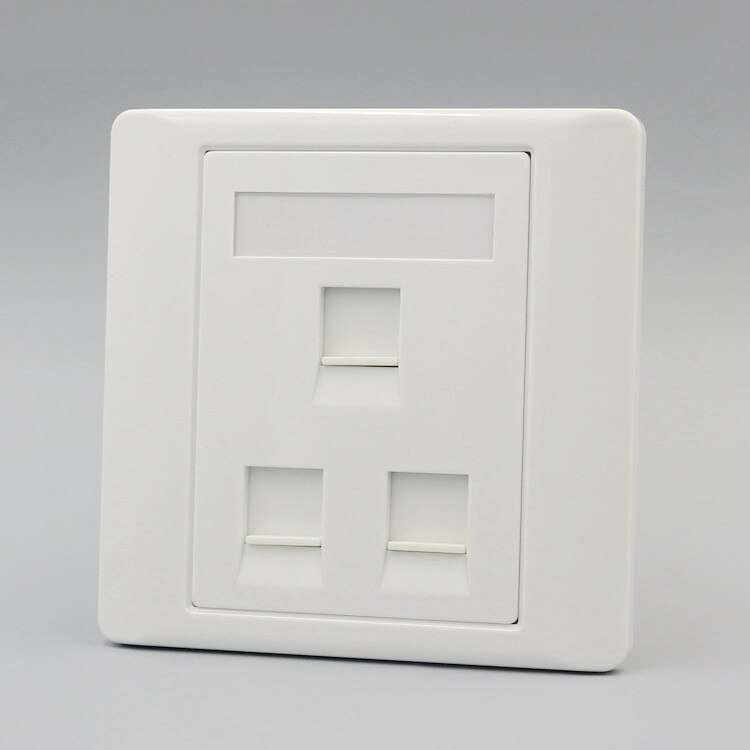 RJ11 Telephone Dual Faceplate