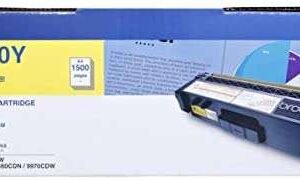 Brother TN-340Y Yellow Toner Cartridge