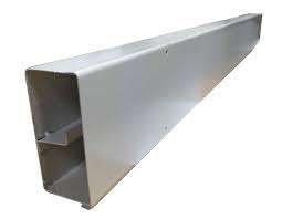 10"x2" Metallic Cable Trunking 2.4m, ( 250mm x 50mm Trunking )