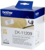 Brother DK-11209 Black On White Tape