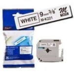Brother M K221 black on white Printer tape