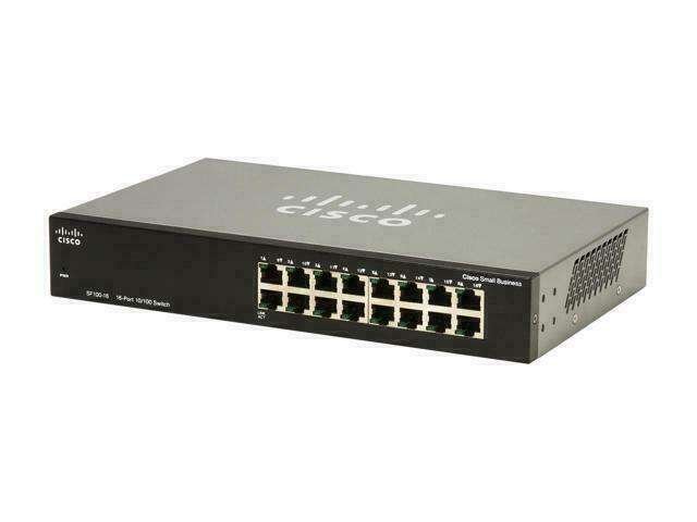 Cisco SF100-16 16 port switch