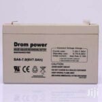 Drom Power 6V 7AH Lead Acid Battery