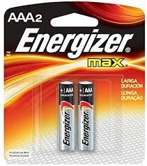 Energizer Tripple AAA MAX Alkaline 2 Pack Batteries