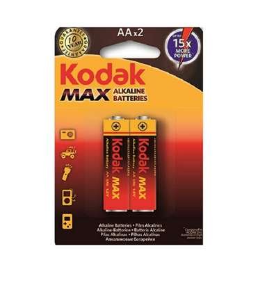 Kodak Double AA 1.5V Alkaline Batteries (2-Pack)