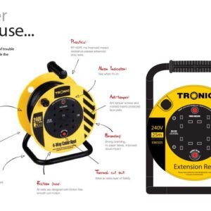 Extension Reel 50 Meter With 2.5mm 3 Core Cable