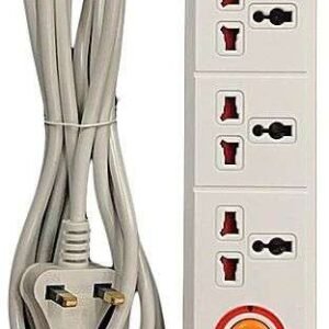 4 Way Extension cable, With 5 Meter Cable