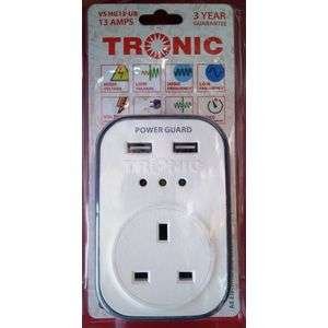 13Amps Television Guard With 2 USB Port