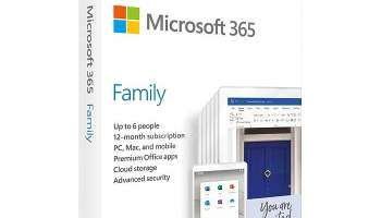 Microsoft Office 365 Family 1 Year 6 Users