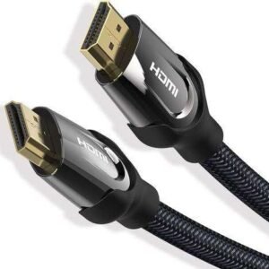 Vention Nylon Braided HDMI Cable 1M Black Metal Type