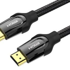 Vention Nylon Braided HDMI Cable 5M Black Metal Type