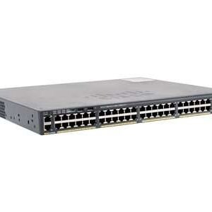 Cisco Catalyst 2960X-48FPS-L Switch 48 Ports Managed Rack mountable Switch