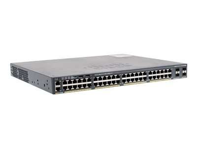 Cisco Catalyst 2960X-48FPS-L Switch 48 Ports Managed Rack mountable Switch
