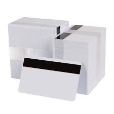 MSR (magnetic stripe HICO) High quality White PVC Cards - Per card price (MOQ 500 cards)