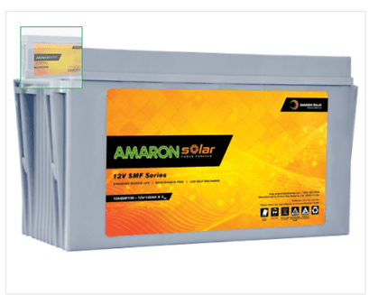 Amaron 12V 150AH Solar VRLA batteries, sealed maintenance
