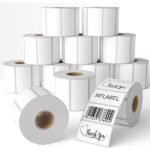 Bixolon 1" x1" (27mm x27mm) Thermal Labels, 5000 labels per roll