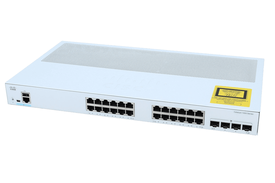 Cisco Catalyst C1000-24P-4G-L 24-Port Gigabit PoE+ Complaint Managed Network Switch