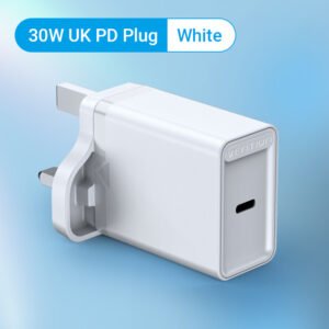 Vention Two-Port USB(A+C) Wall Charger (18w/20w) UK-Plug