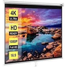 120" x 120" Manual Projector Screen