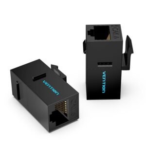 Vention Cat.6 Utp Keystone Jack Coupler 10 Pack Black - IPGBO-10