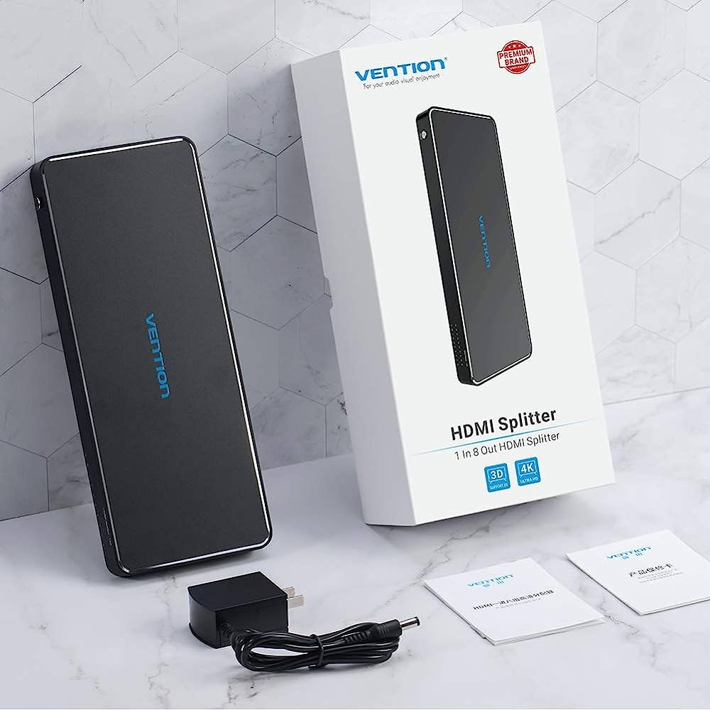 Vention 3D 1 in 8 out 4K HDMI Splitter