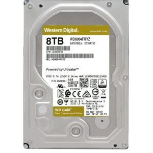 WD Gold  8TB Enterprise Class Hard Drive, 256MB, 7200rpm,  WD8004FRYZ