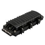 Fibre 48 Core Termination Box 455*240mm Aerial IP67 Heat Shrinkable Enteries - 3 IN 3 Out Closure