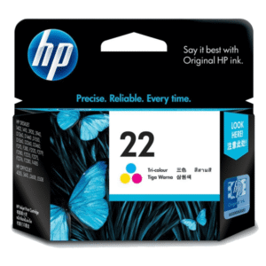 HP 22 TRI-COLOR ORIGINAL INK CARTRIDGE, HP-C9352AE