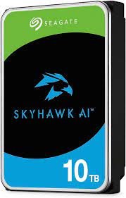 Seagate 10TB SkyHawk AI 7200 rpm SATA III 3.5" Internal Surveillance HDD, ST10000VE001