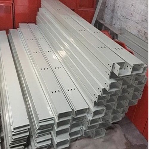 8" x 2" Metallic Cable Trunking 2.4m, 200mm x 50mm Trunking