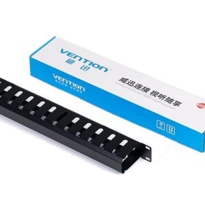 Vention 24 U Cable Manager Black