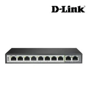 D-Link DGS-F1010P-E 8 PoE Ports + 2GE Uplink 250m PoE Switch