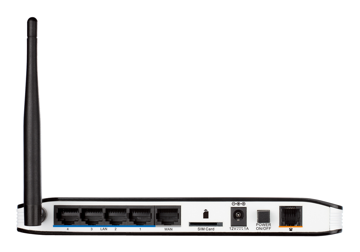 D-Link DWR-512-E 4 Port 150 MB 3G Router - Image 2