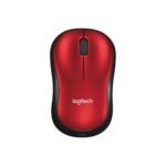 Logitech M185 Wireless Mouse  Red - 910-002237
