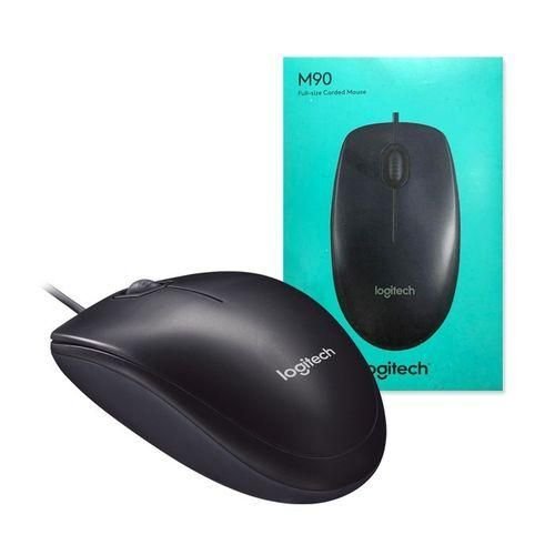 Logitech M90 Wired Mouse Black