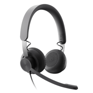 Logitech Zone Wired Headset with Noise Canceling Mic- Graphite  - 981-000875
