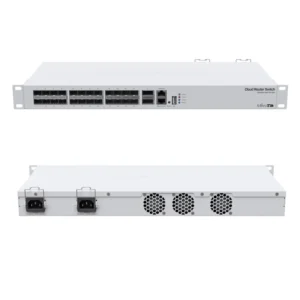 MikroTik CRS326-24S+2Q+RM Cloud Core Router Switch, | 2x 40 Gbps QSFP+ | 24x 10 Gbps SFP+