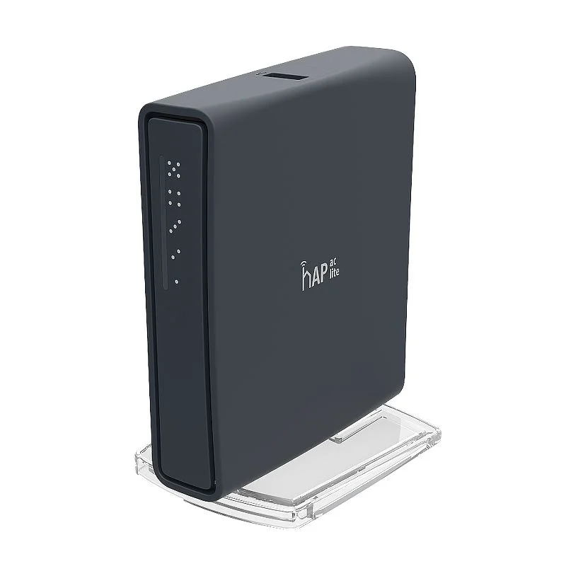 MikroTik hAP ac lite TC | Dual-Concurrent 2.4/5GHz AP 802.11ac Tower Case Wi-Fi Router
