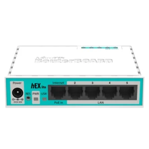 Mikrotik RB750r2 hEX lite 5x Ethernet 850MHz CPU 64MB RAM MPLS Router