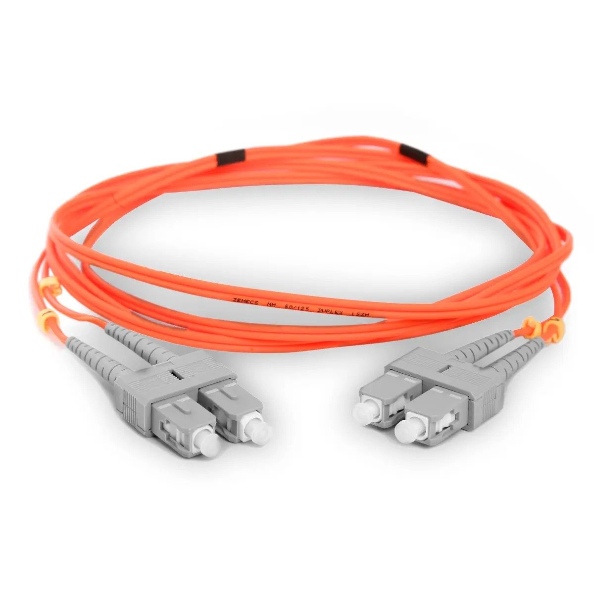 SC-SC 2M Multimode Duplex Fiber Patch Cords
