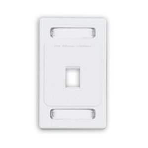 Siemon Cat 6 Single Face Plates with modules